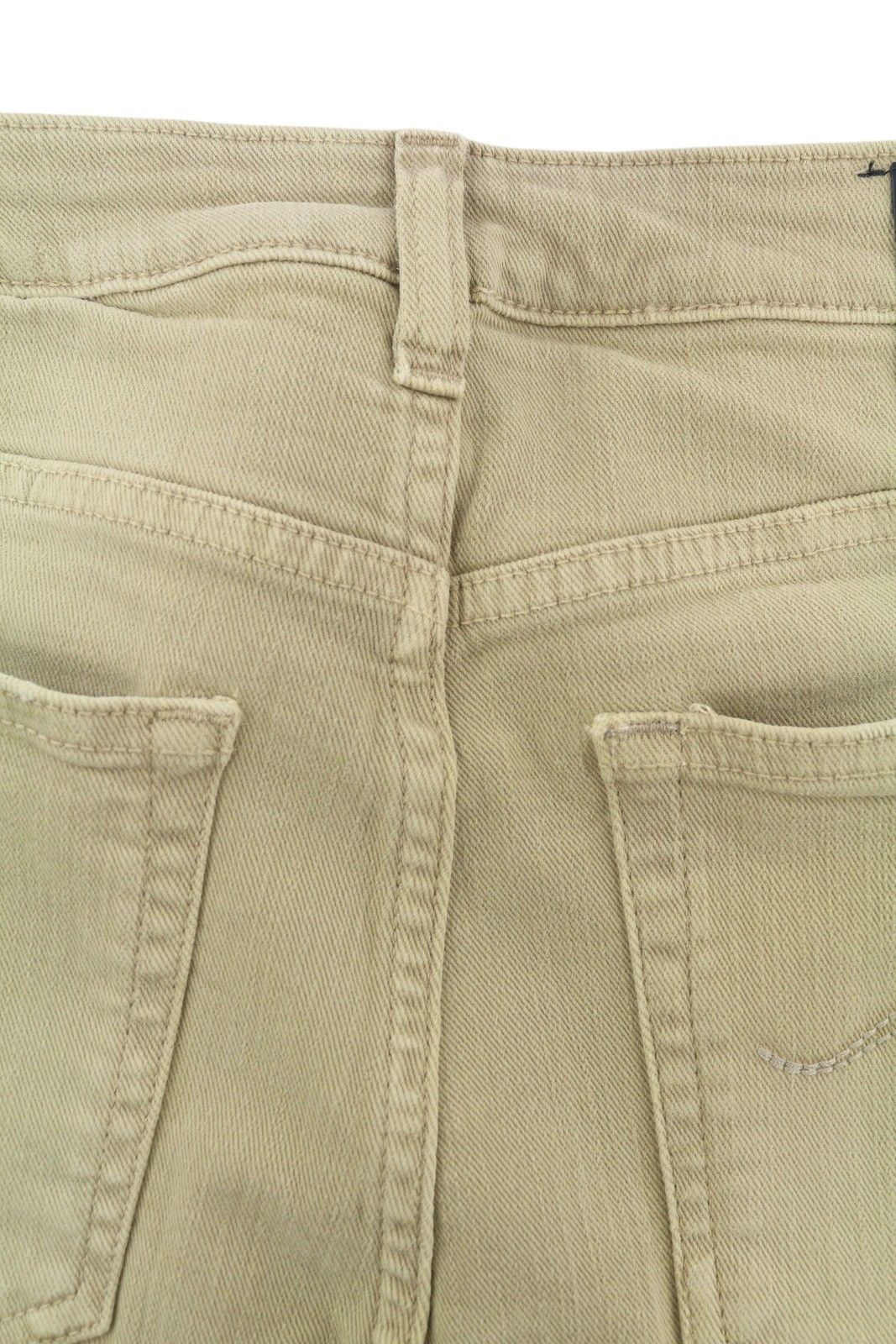 R13 BOY STRAIGHT 28 Khaki Stretch Washed Ankled Light 86308 Size 28" / US 6 / IT 42 - 13 Thumbnail