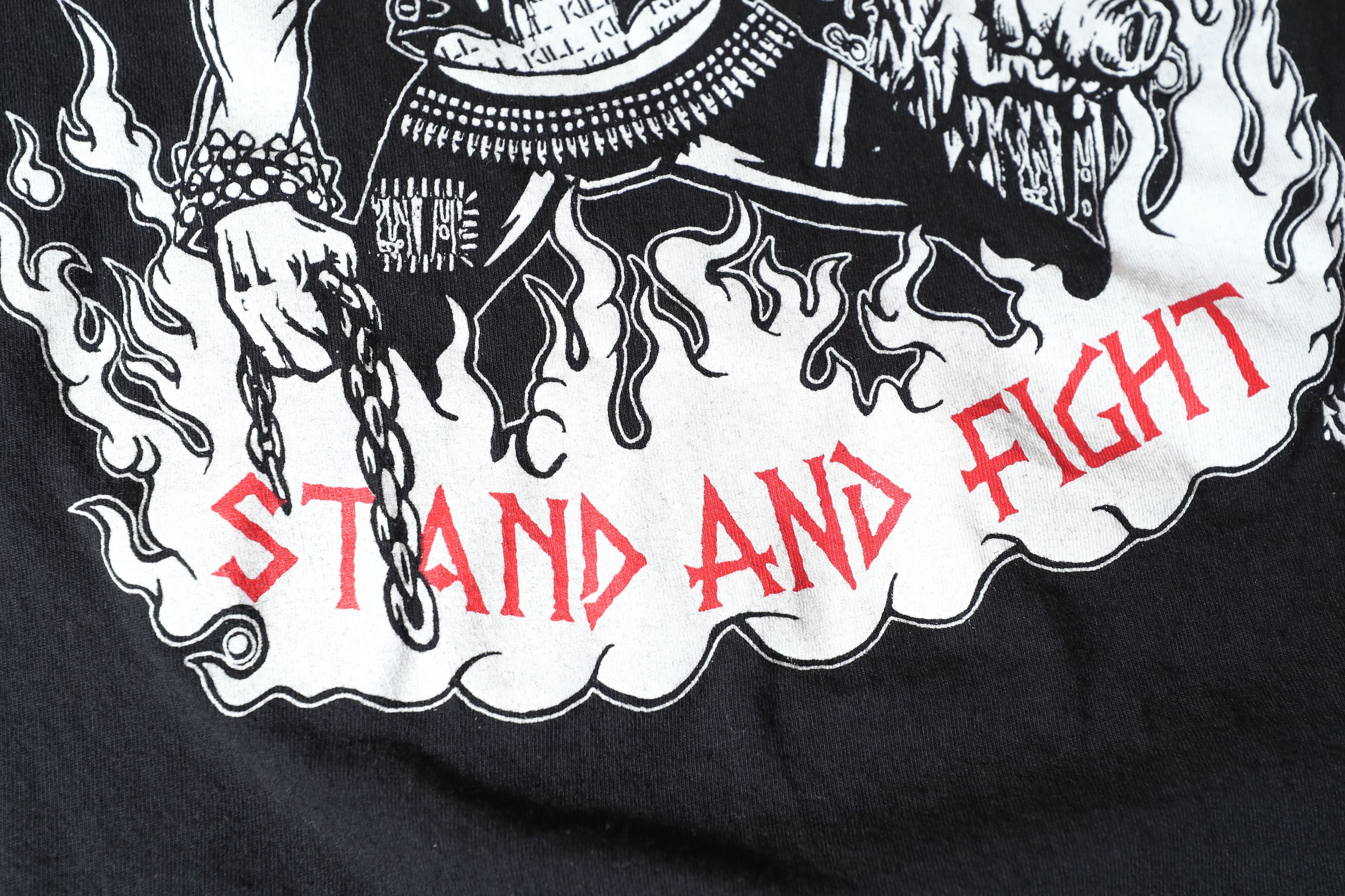Band Tees The Casualties Punk Never Dies Stand and Fight Tee (XL) Size US XL / EU 56 / 4 - 7 Thumbnail