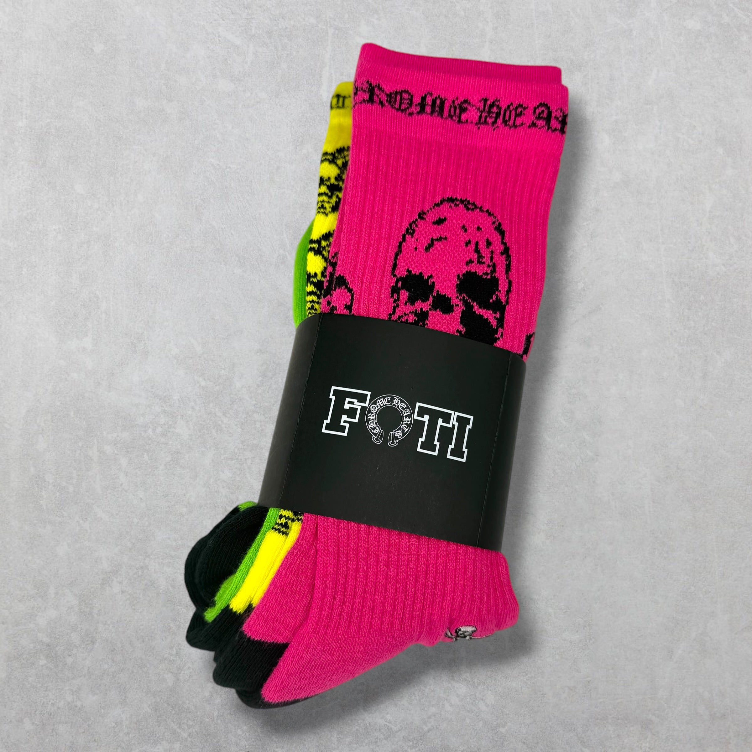 Chrome Hearts Chrome Hearts Foti Socks (3pc) Size ONE SIZE - 1 Thumbnail