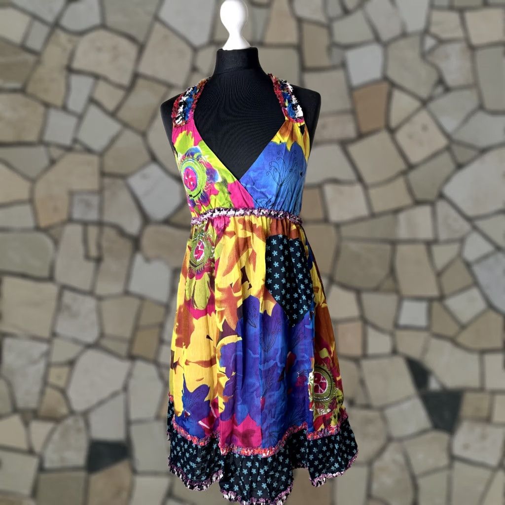 Desigual Desigual Christian Lacroix womens dress Multicoloured Size 36 Size XS / US 0-2 / IT 36-38 - 1 Thumbnail