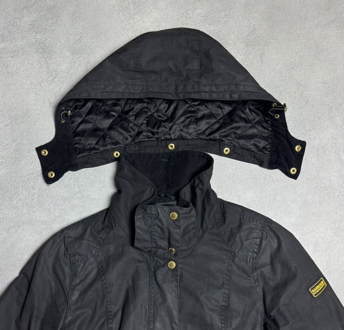 Barbour Barbour International Kirk Wax Cotton Hooded Jacket Size S / US 4 / IT 40 - 10 Thumbnail