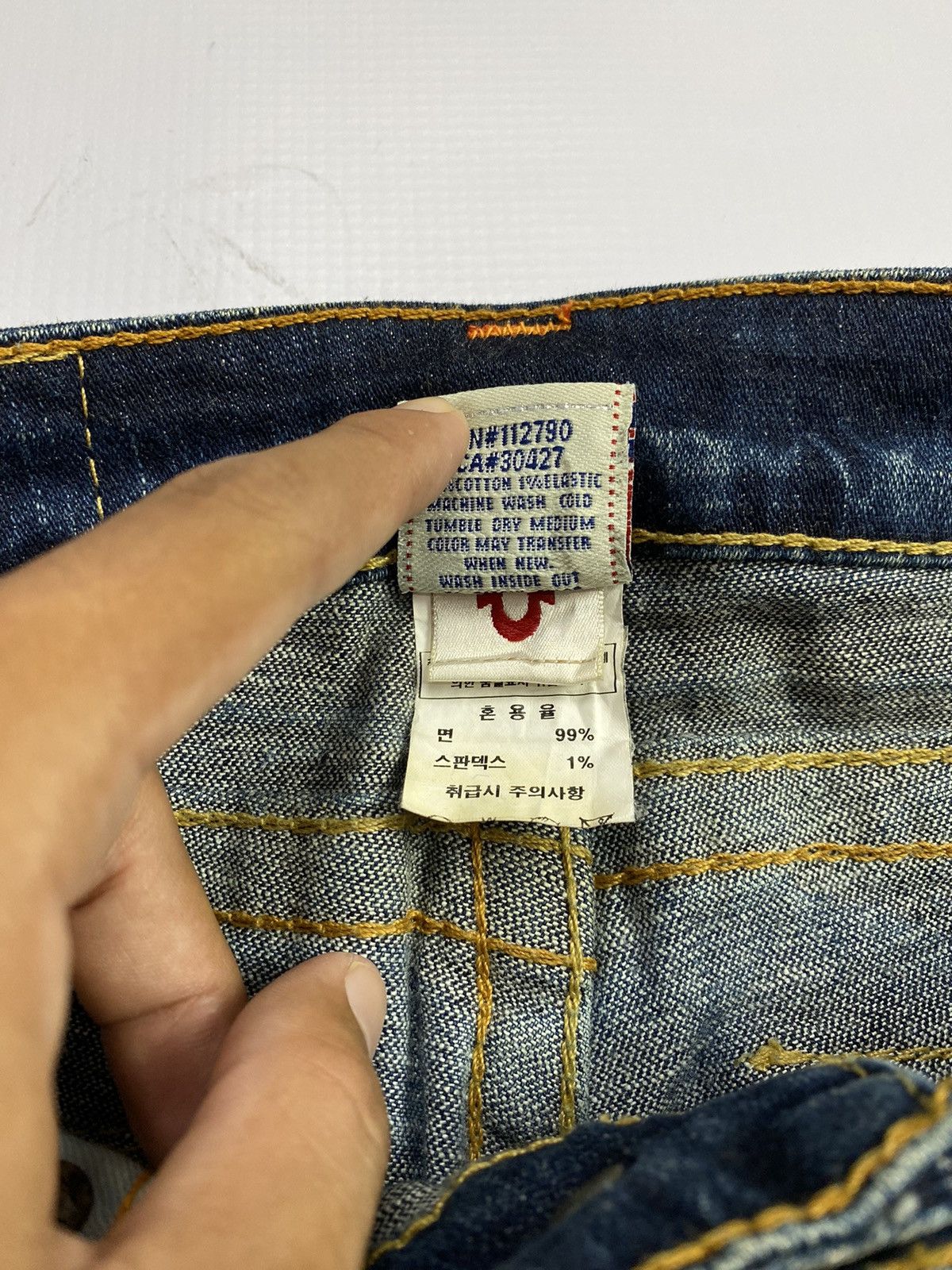 If Six Was Nine × Japanese Brand × Le Grande Bleu (L.G.B.) 2000s True Religion Flare Jean Size US 28 / EU 44 - 5 Thumbnail