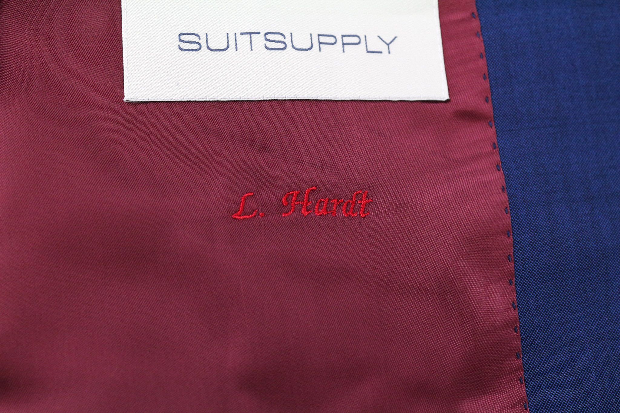 Suitsupply LA SPALLA UK42S Blue Wool Mohair Blazer 74908 Size 42S - 8 Thumbnail