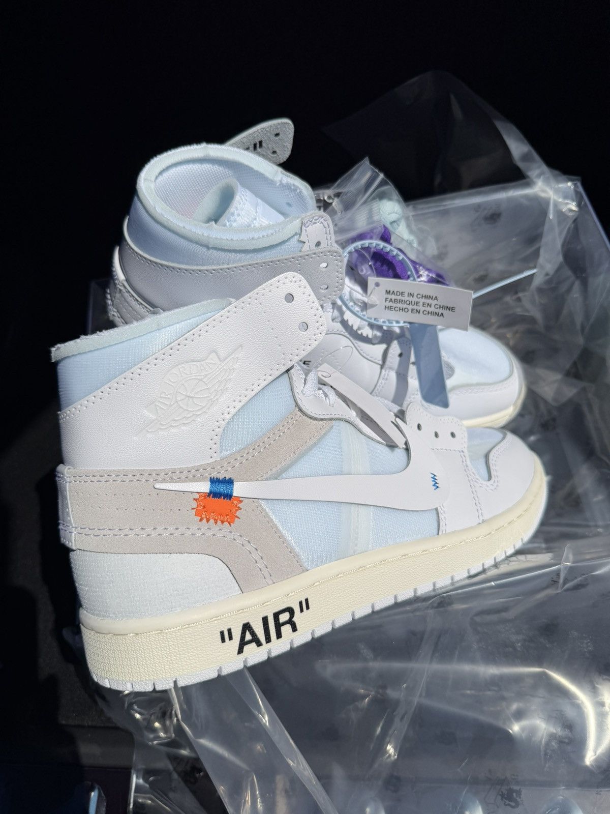 Nike × Off-White Air Jordan 1 High Virgil Abloh Archive “Alaska” Sz 10 DS Size US 10 / EU 43 - 1 Thumbnail