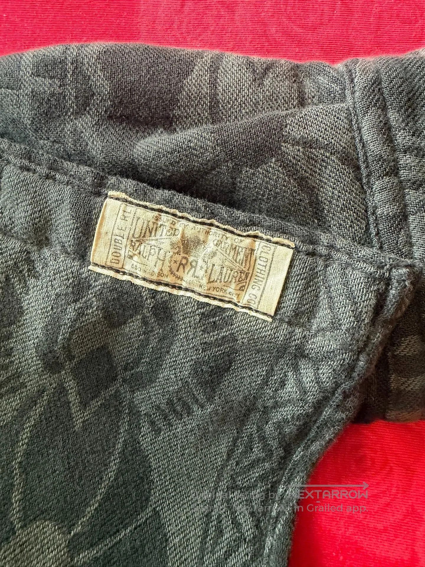 RRL Ralph Lauren RRL 2026 Spring Jacquard Cotton Work Shirt. Size US M / EU 48-50 / 2 - 8 Thumbnail