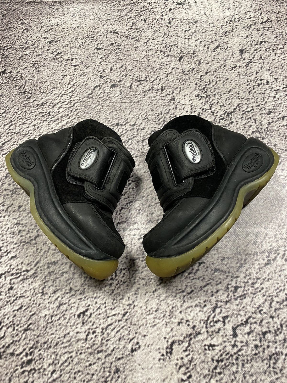 image of Avant Garde x Dockers Vintage Dockers Platform New Rock Buffalo Gordon Jack Boots in Black, Women's
