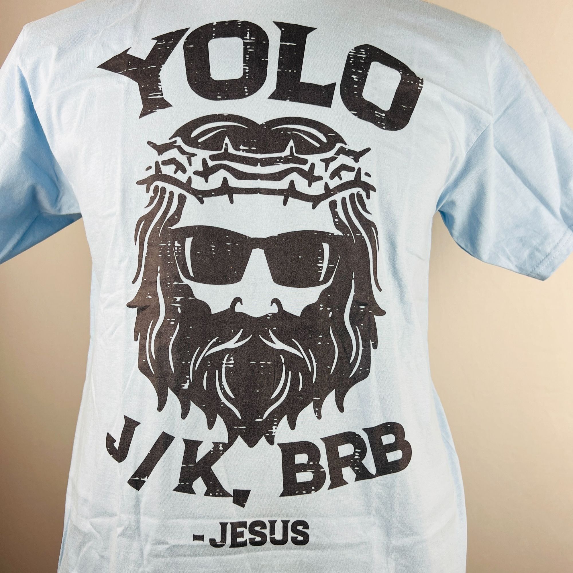 Port & Company YOLO - J/K BRB ~ Jesus Lrg T-Shirt Shirt Size US L / EU 52-54 / 3 - 2 Thumbnail