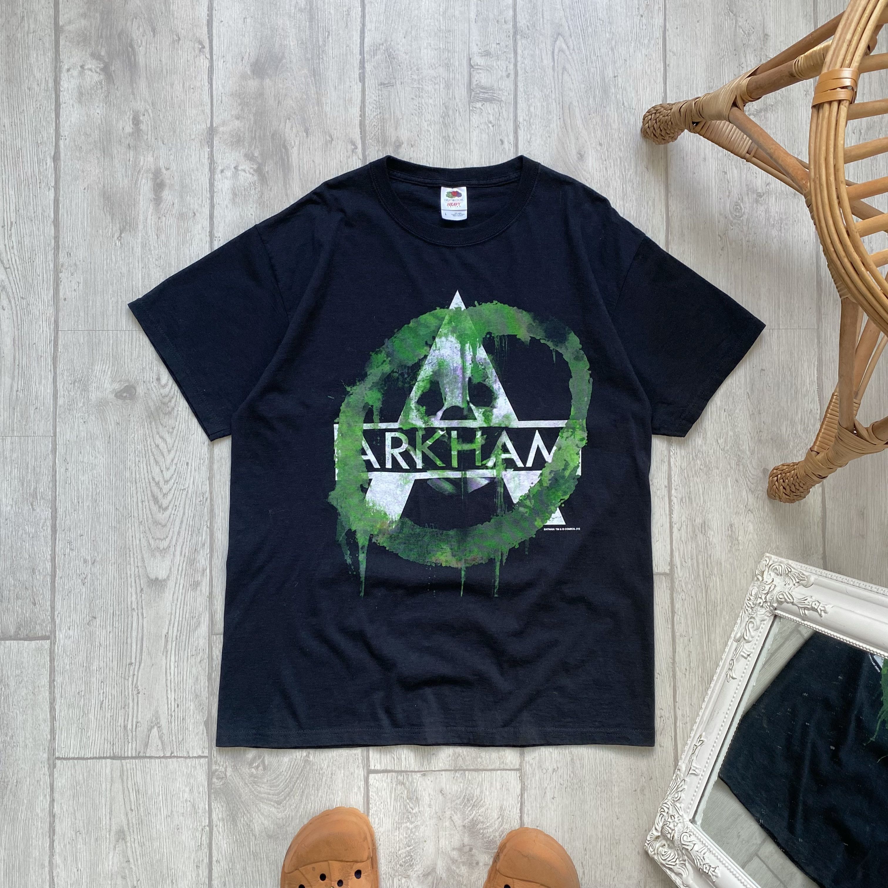 DC Comics 📀 Vintage 00s Batman Arkham Games Comics promo tee Size US M / EU 48-50 / 2 - 1 Thumbnail