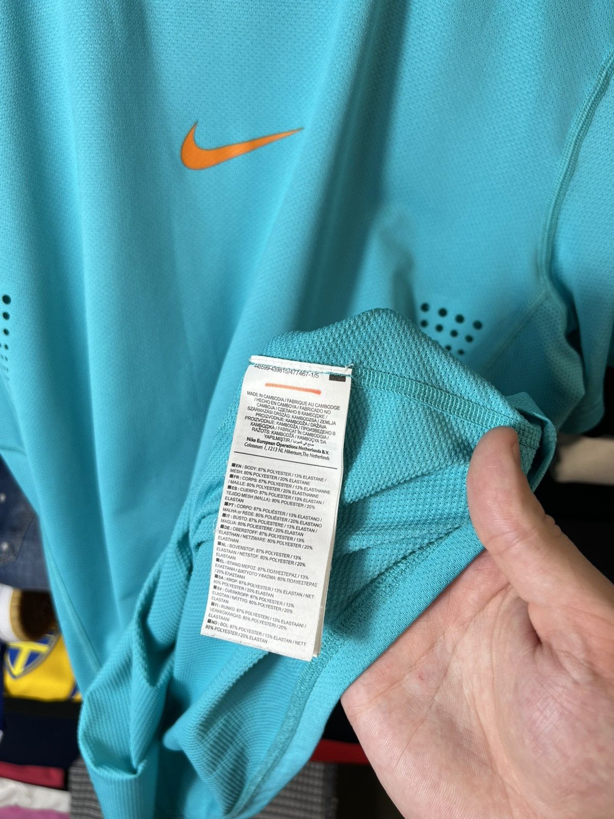 Nike 🎾 Nike Dri-Fit Rafael Nadal 2014 Tennis Shirt — Rafa Size M Size US M / EU 48-50 / 2 - 15 Thumbnail