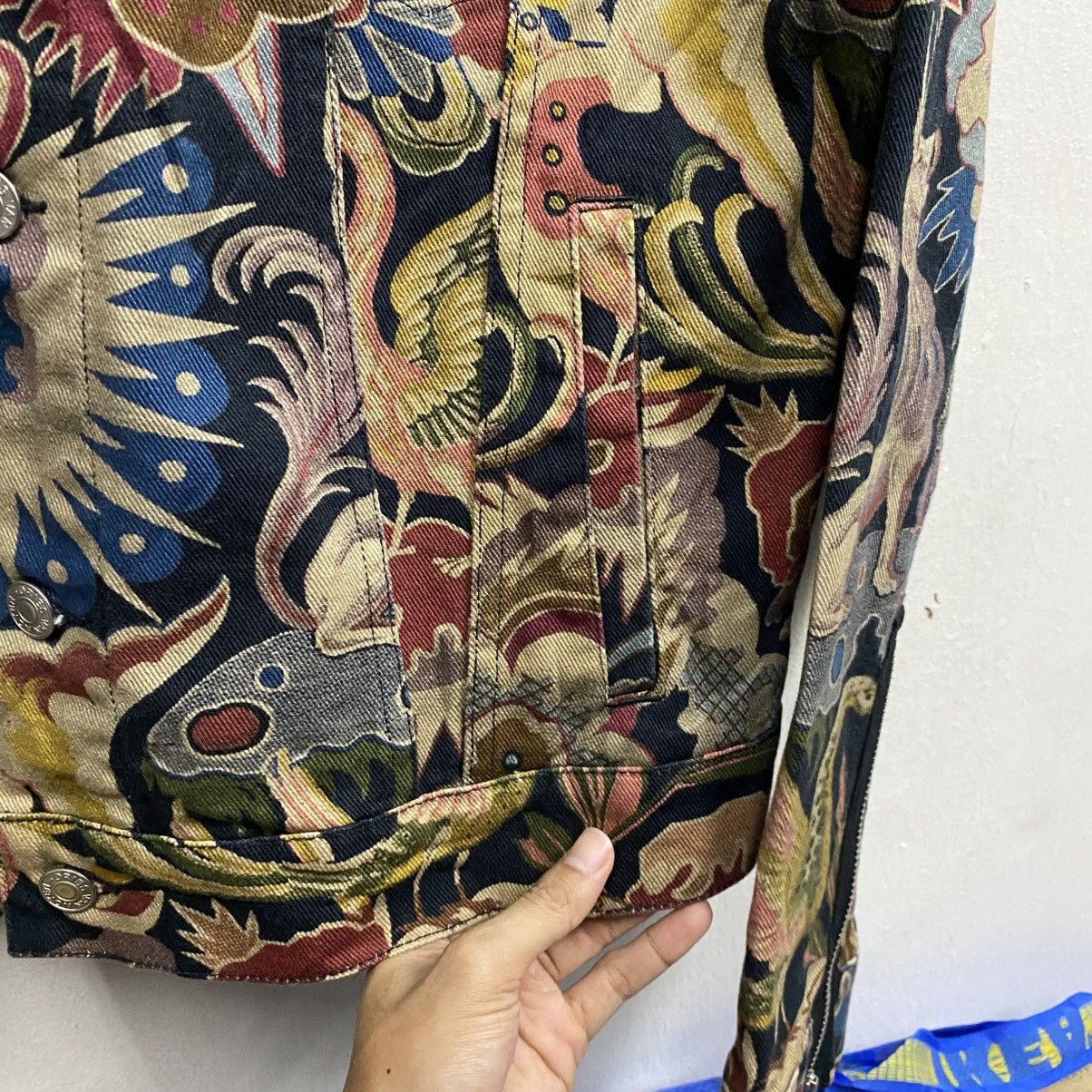 Dries Van Noten S/S 24 Dries Van Noten Tapestry Print Cotton Jacket Size US L / EU 52-54 / 3 - 10 Thumbnail