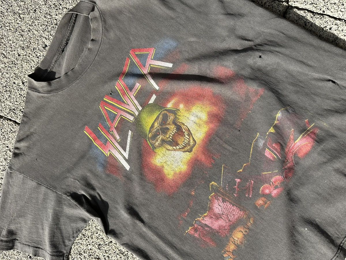 Slayer Vintage 1993 Slayer Tour Tee L Faded Size US L / EU 52-54 / 3 - 2 Thumbnail