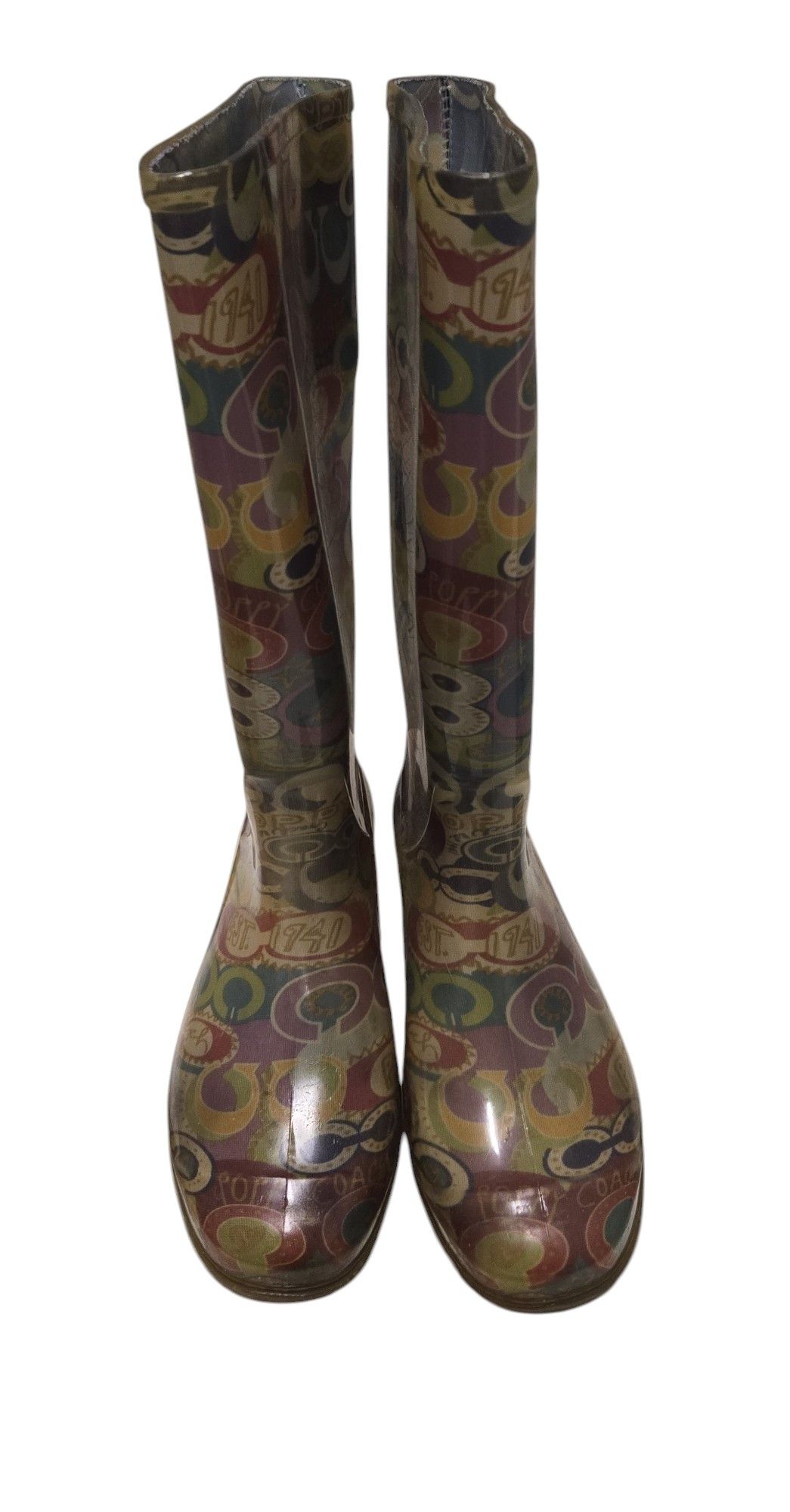 Coach Coach Poppy Graphic Colorful Rain Boots Size 6 Size US 6 / IT 36 - 2 Thumbnail