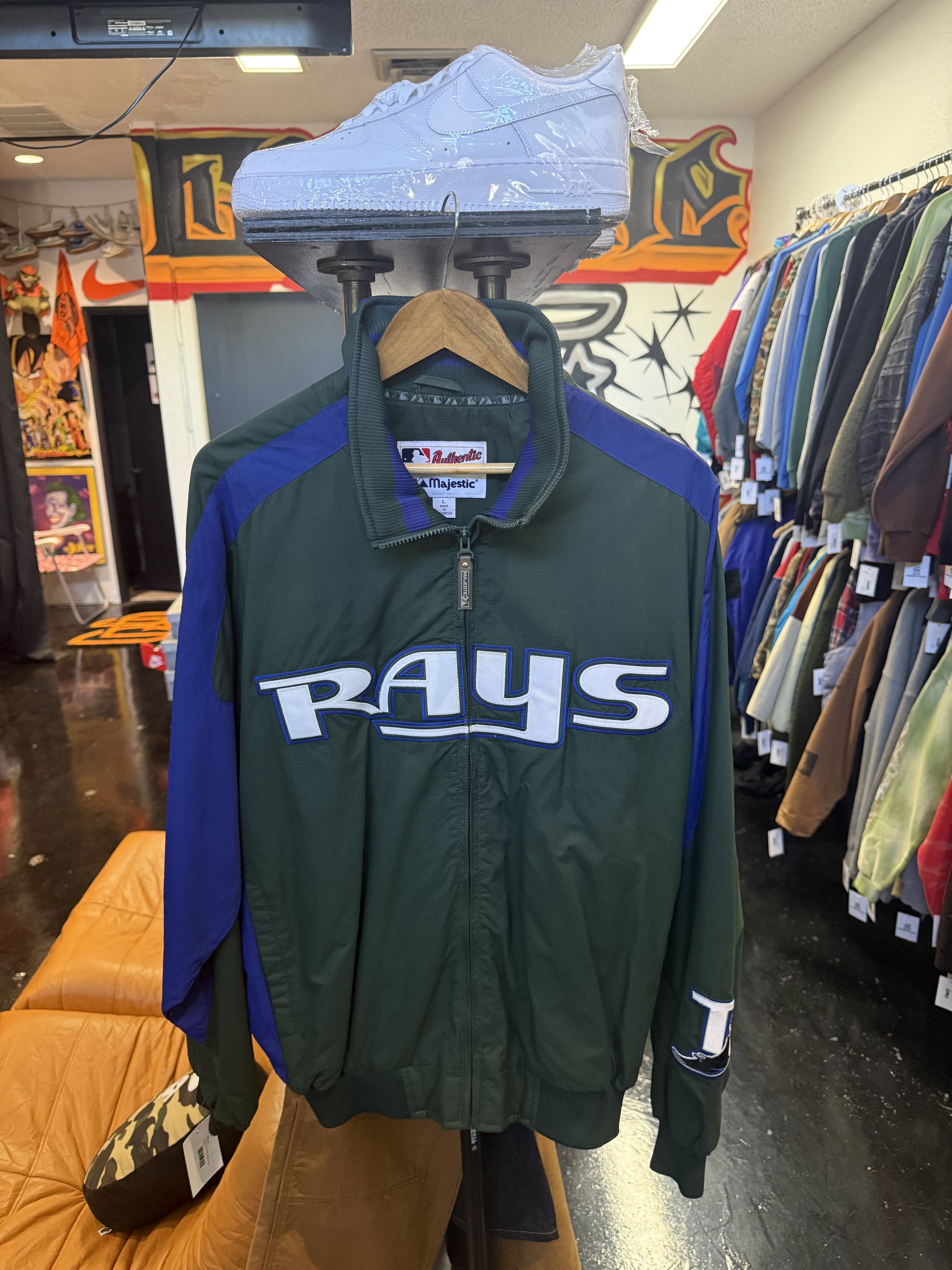 Vintage VINTAGE MLB RAYS ZIP UP Size US XL / EU 56 / 4 - 1 Preview