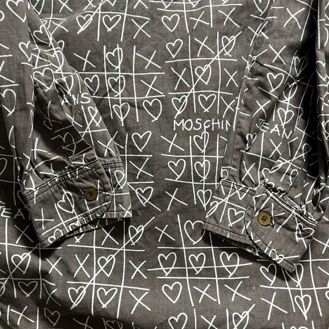 Moschino Moschino Jean Tic Tac Toe Shirt Size US M / EU 48-50 / 2 - 9 Thumbnail