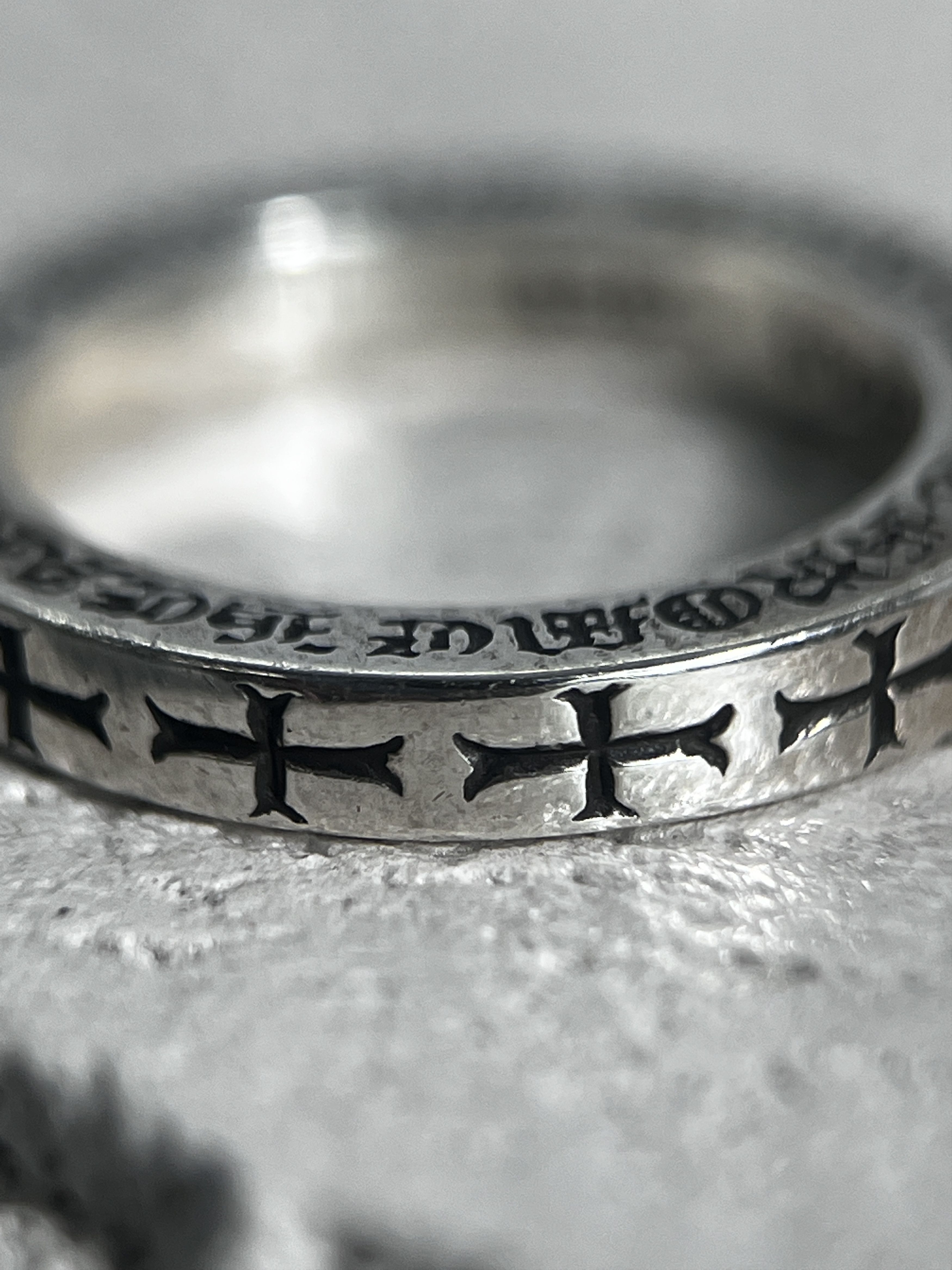 Chrome Hearts Chrome Hearts Script Spacer Ring .925 Size US7 Size ONE SIZE - 15 Thumbnail