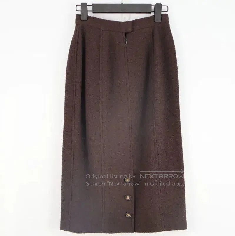 Chanel Chanel Summer Brown Midi Skirt . Size 30" / US 8 / IT 44 - 1 Thumbnail