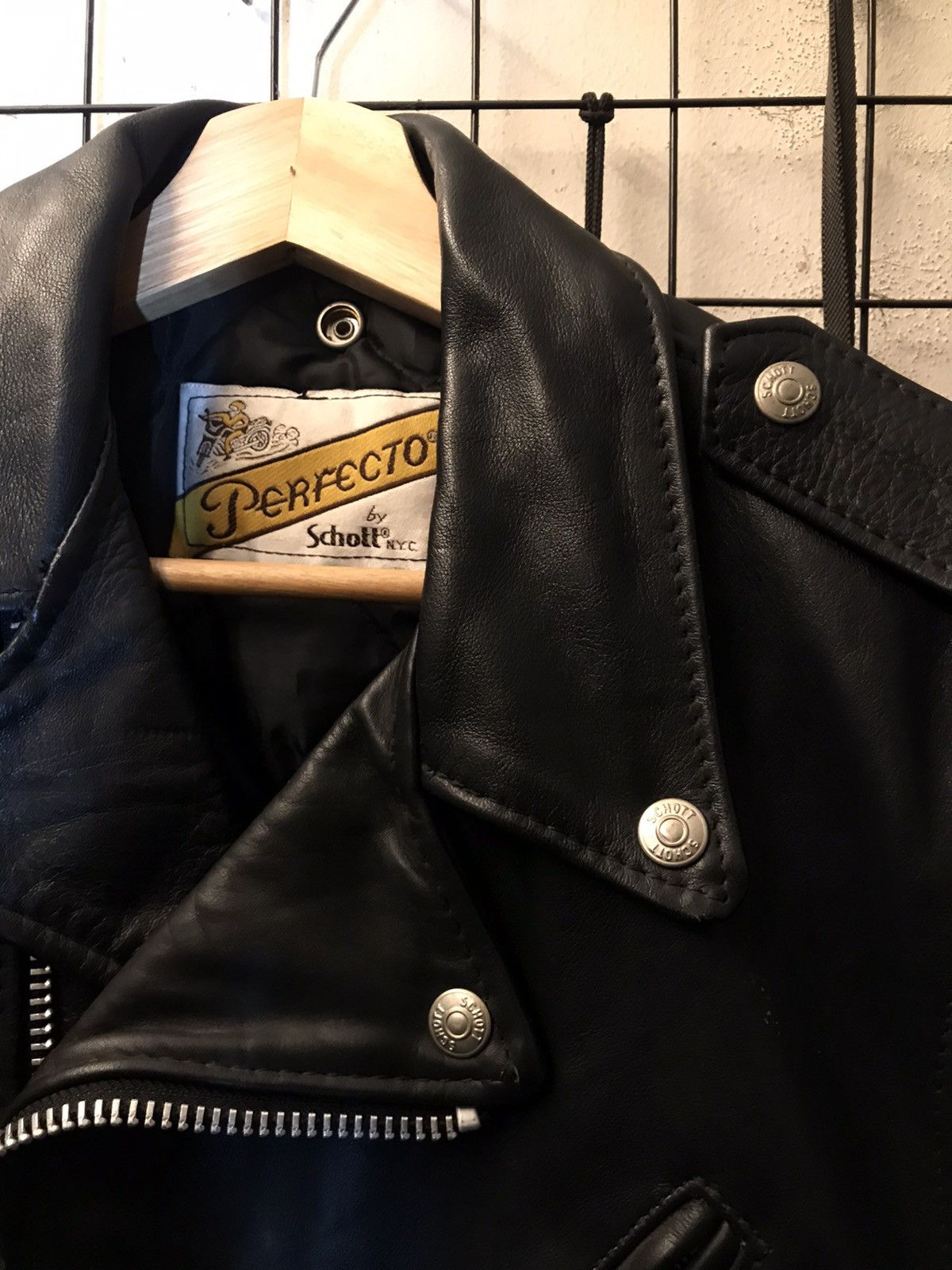 Schott × Vintage Vintage schott perfecto steerhide leather biker jacket Size US M / EU 48-50 / 2 - 3 Thumbnail