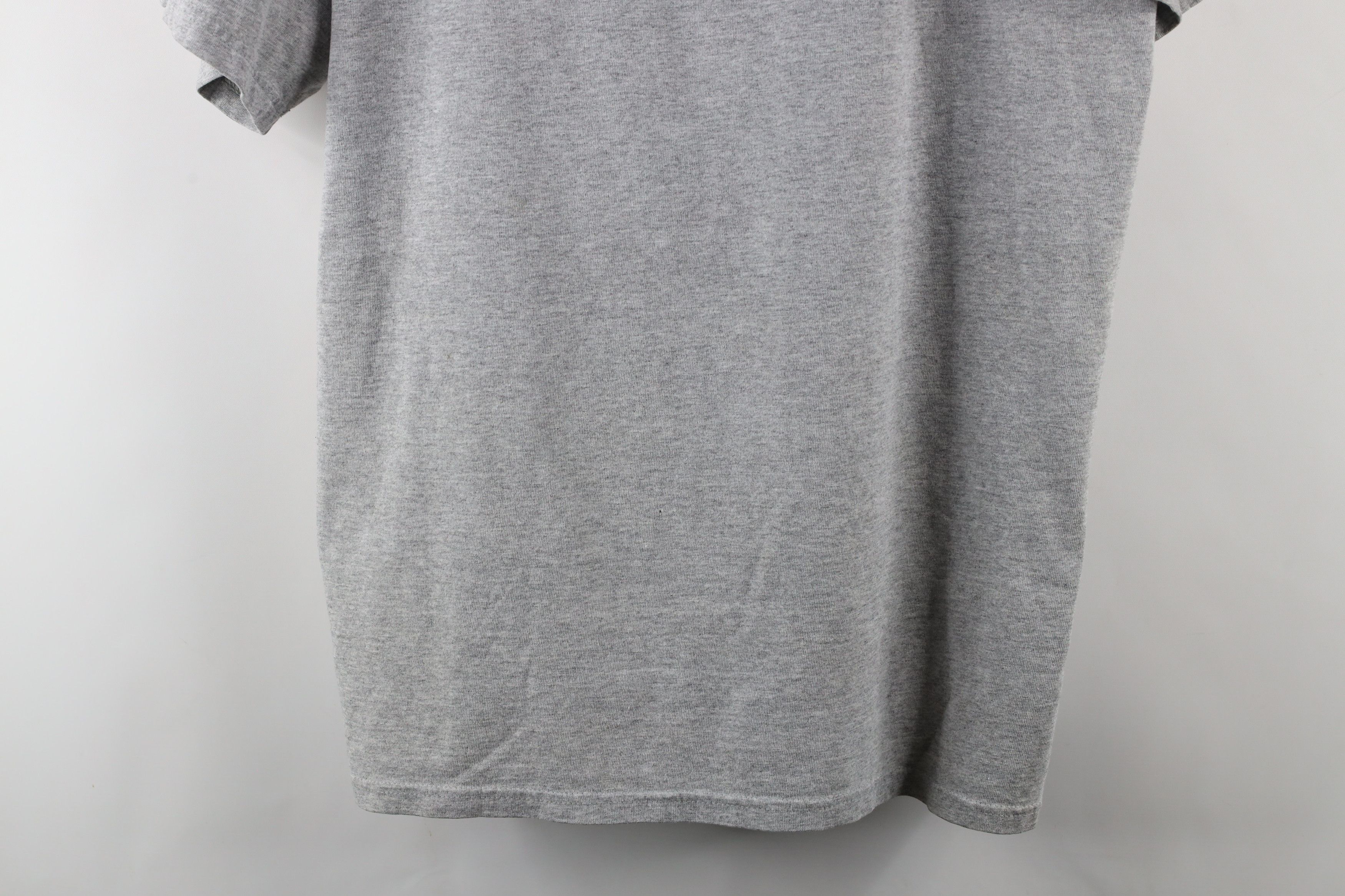 Vintage Vintage 90s University of Michigan Short Sleeve T-Shirt Gray Size US XL / EU 56 / 4 - 3 Thumbnail