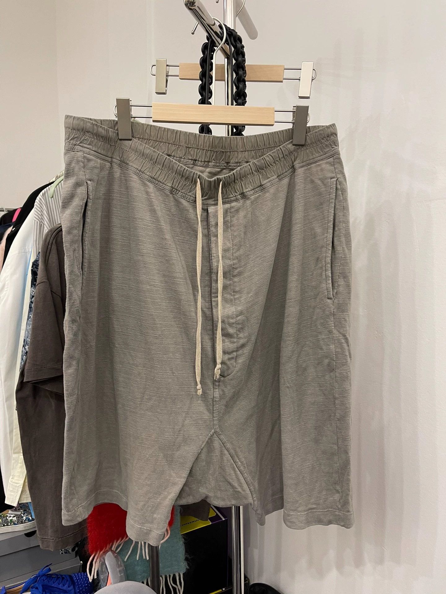 Rick Owens Rick Owens Double-line drawstring crotch shorts Size US 32 / EU 48 - 1 Thumbnail