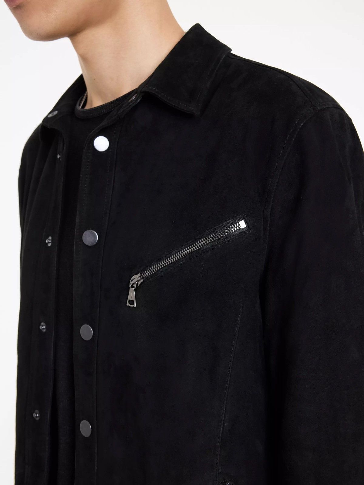 John Varvatos Kadd goat suede shirt jacket. 58 Size US XXL / EU 58 / 5 - 2 Thumbnail