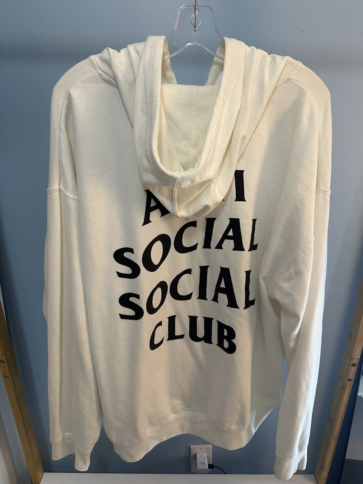 Anti Social Social Club Assc Logo White Hoodie Size XL Size US XL / EU 56 / 4 - 2 Thumbnail