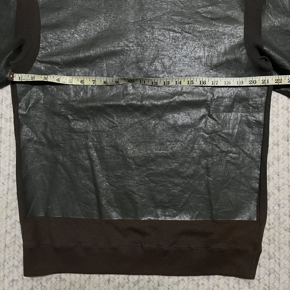 Issey Miyake Archival Vintage 80s Issey Miyake Leather-Look Pullover Size US S / EU 44-46 / 1 - 16 Thumbnail