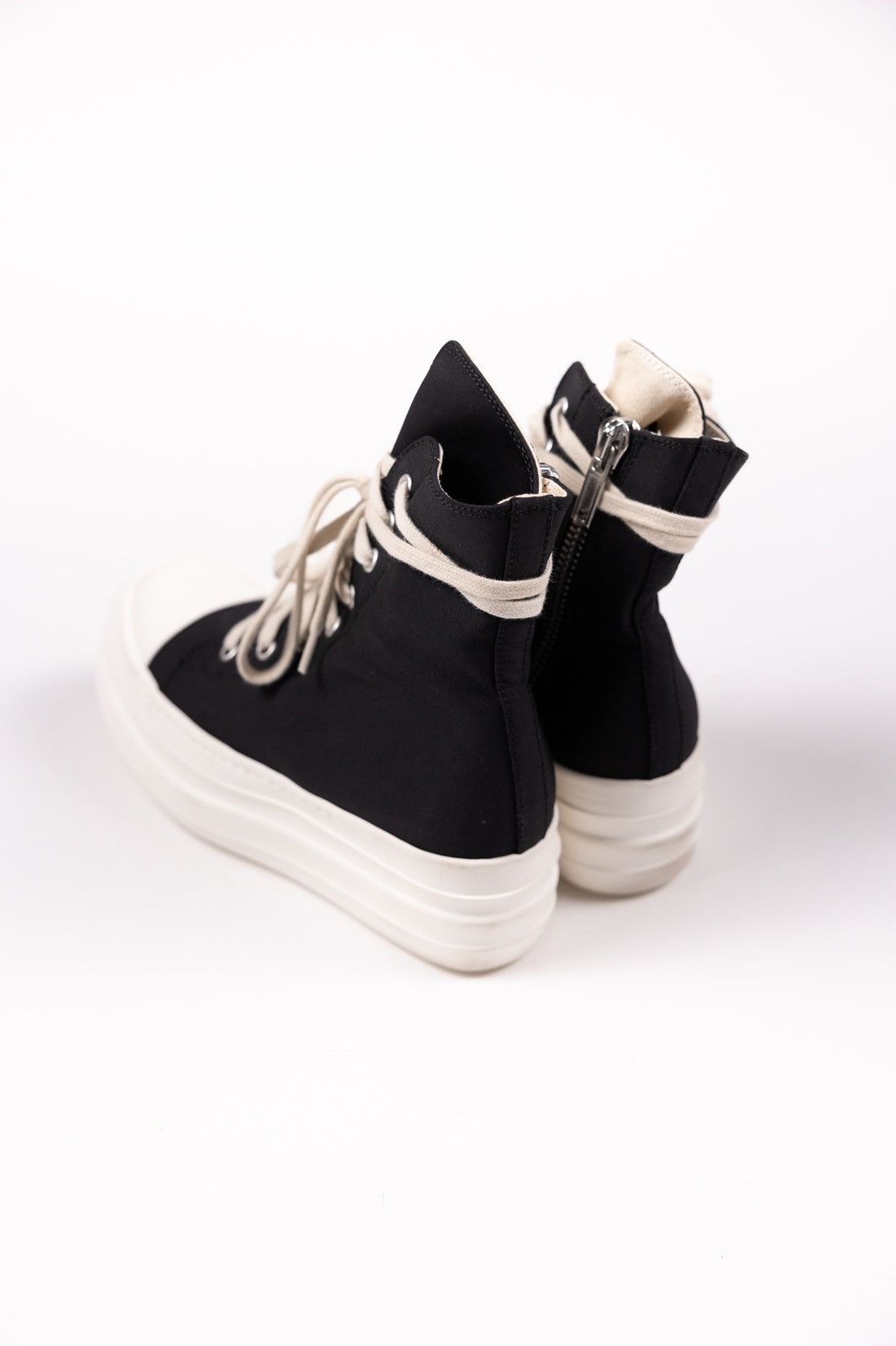 Rick Owens × Rick Owens Drkshdw Rick Owens DRKSHDW Platform High Top Sneakers Size US 5 / IT 35 - 2 Thumbnail