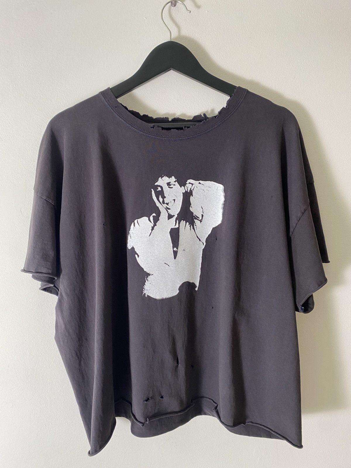 Band Tees Vintage-Washed Faded and Distressed Lou Reed Band T Shirt 2 Size US XL / EU 56 / 4 - 2 Thumbnail