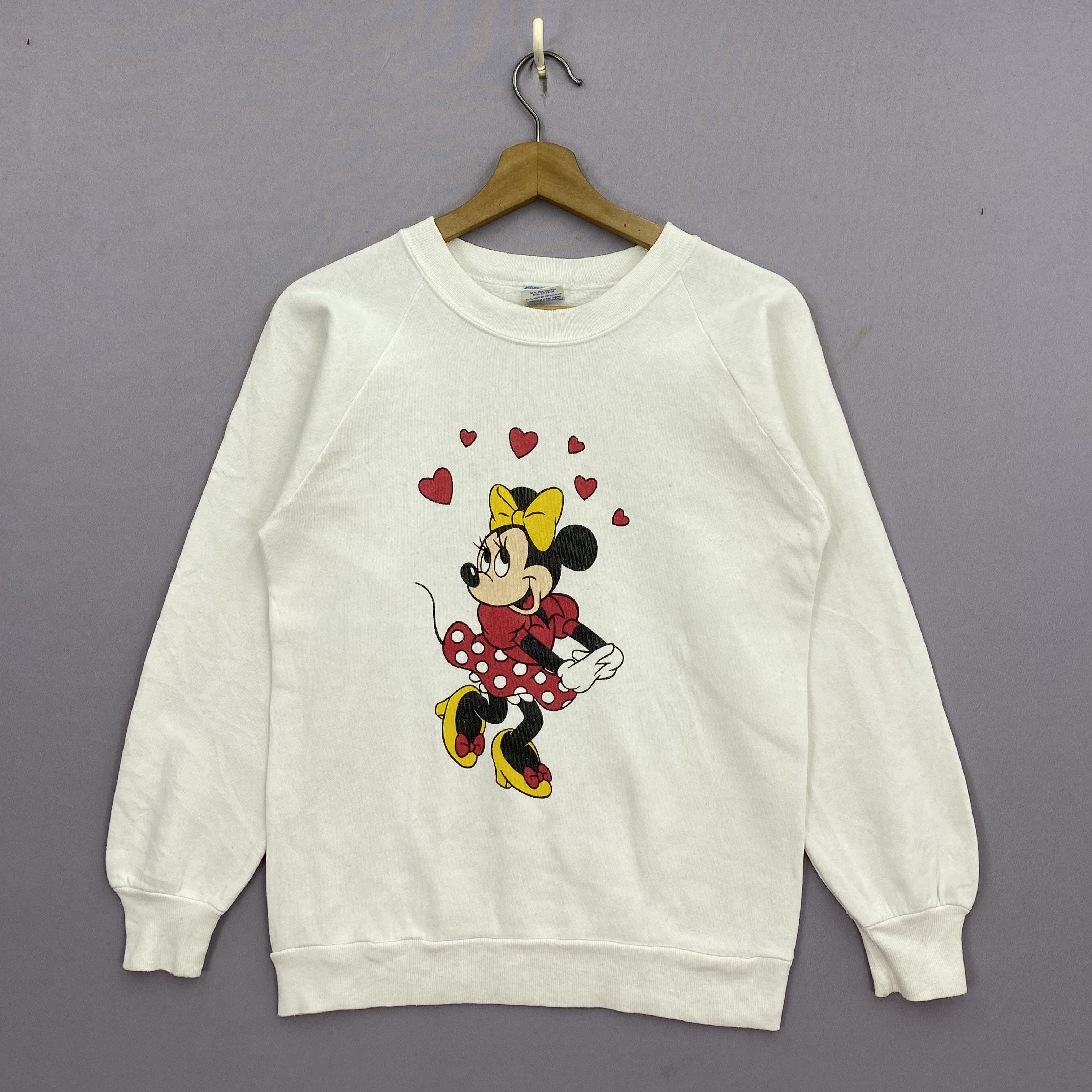 Disney Vintage 80s Minnie Mouse Sweater Catoon Sweatshirt Jumper Size US XS / EU 42 / 0 - 1 Thumbnail
