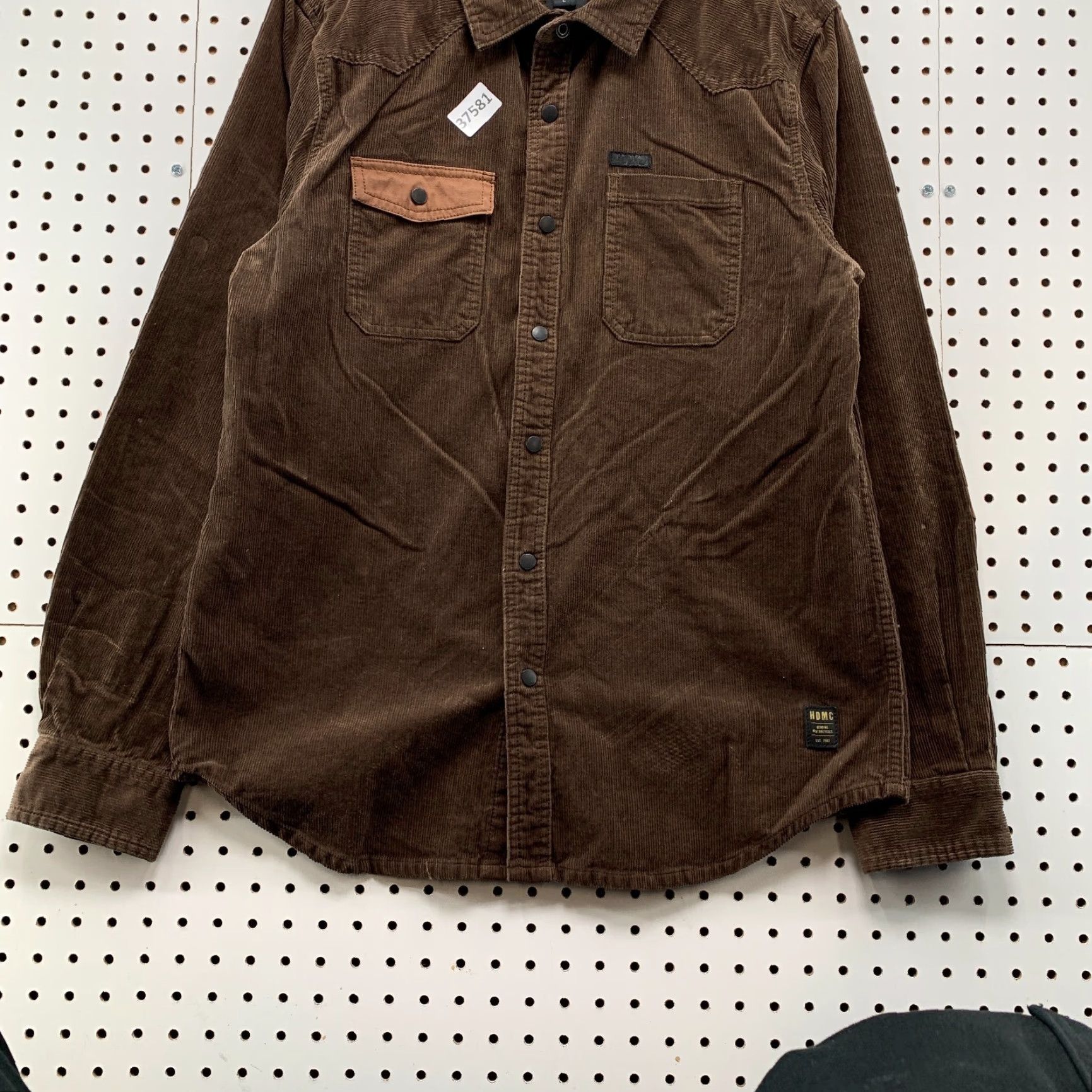 Harley Davidson VINTAGE Harley-Davidson Brown Corduroy Button-Up Shirt Men Large Padded Long Sleeve Motorcycle Size US L / EU 52-54 / 3 - 7 Thumbnail