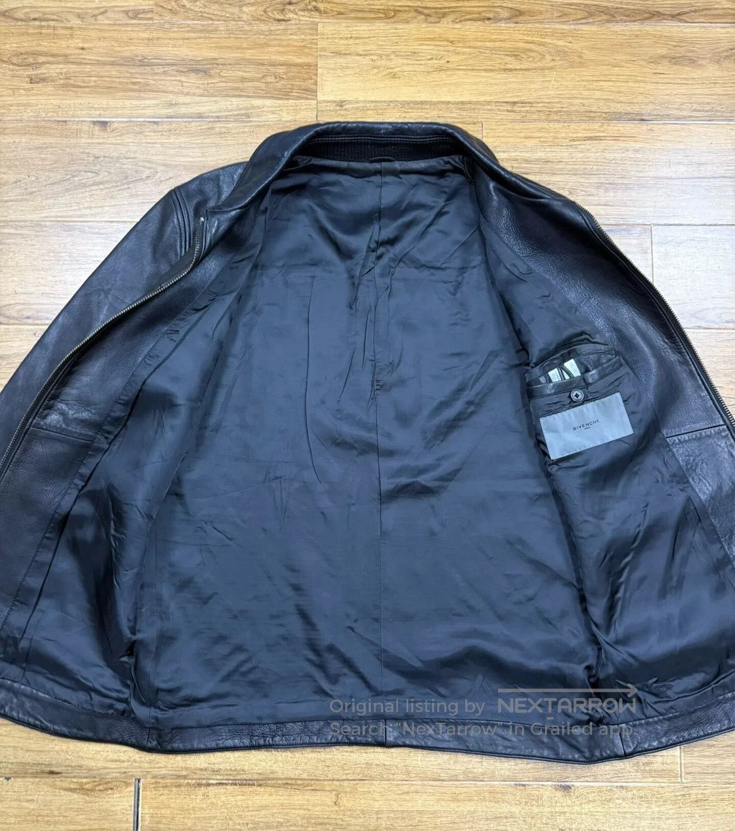 Givenchy Givenchy Men's Sheepskin Leather Jacket. Size US L / EU 52-54 / 3 - 3 Thumbnail