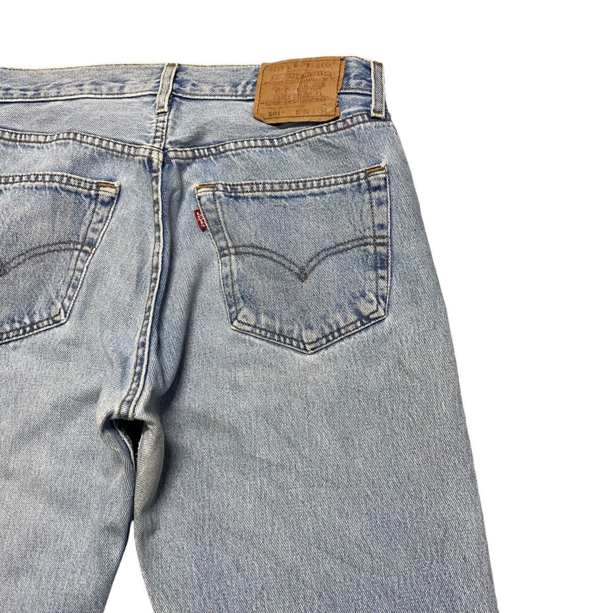 Levi's Vintage 90s Levis 501 Lightwash Jeans Size US 32 / EU 48 - 11 Thumbnail