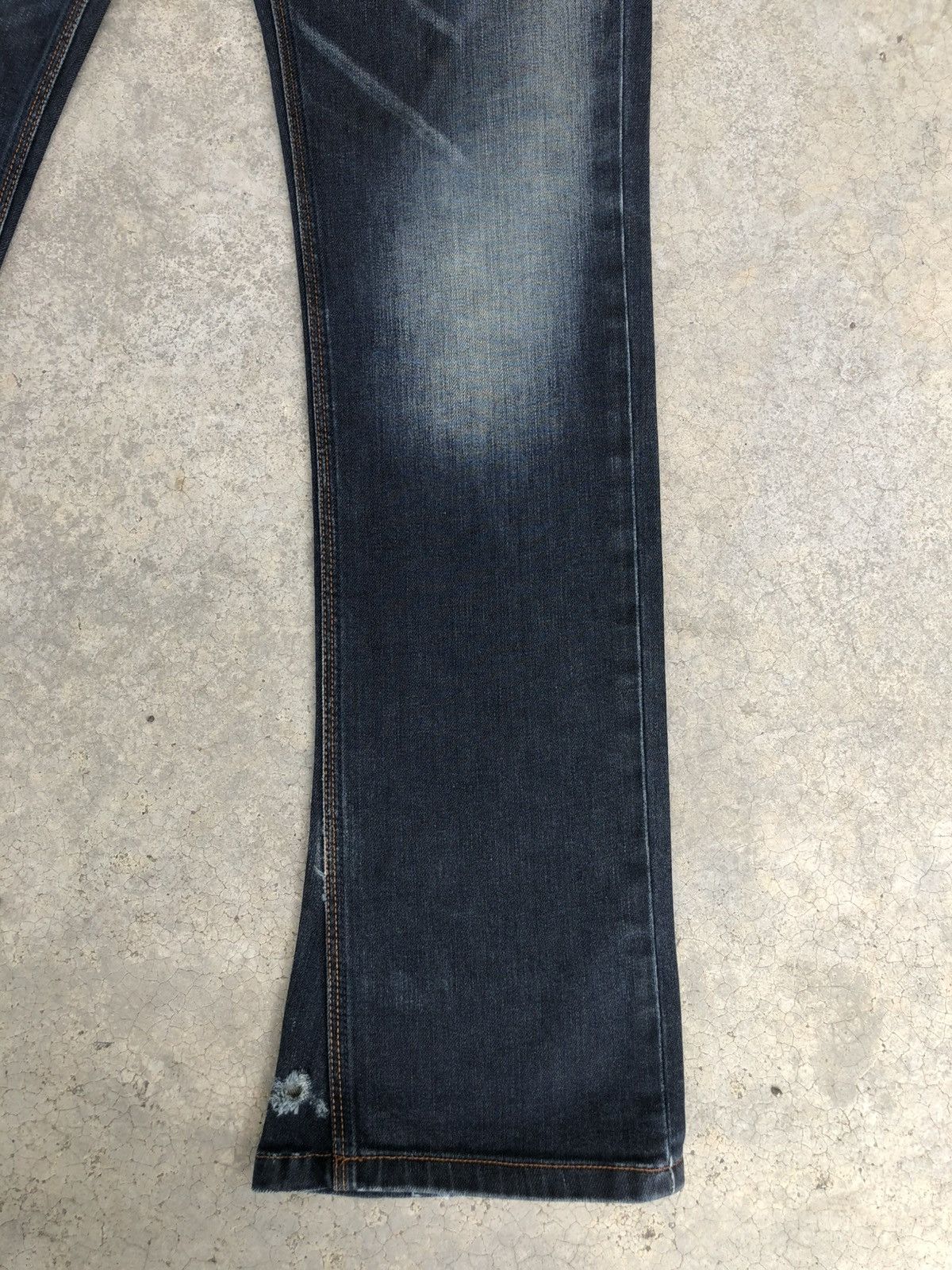 Who Decides War Nicole Club Flared Jeans Distressed Jeans Size US 34 / EU 50 - 9 Thumbnail