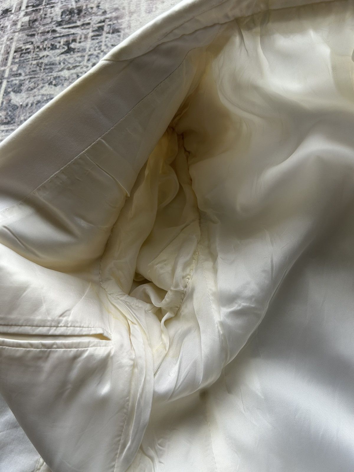 Dior Dior Hedi Slimane White Blazer Size S / US 4 / IT 40 - 15 Thumbnail