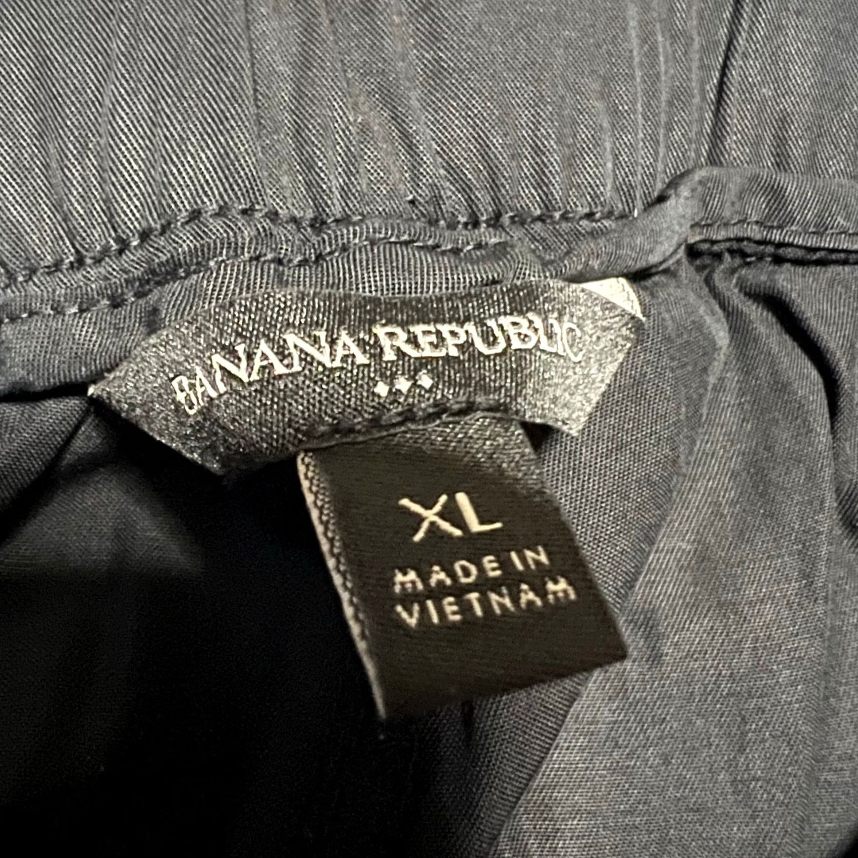 Banana Republic BANANA REPUBLIC Soft Cargo Jogger Pants Womens XL Black Drawstring Size 40" / US 18 - 5 Thumbnail