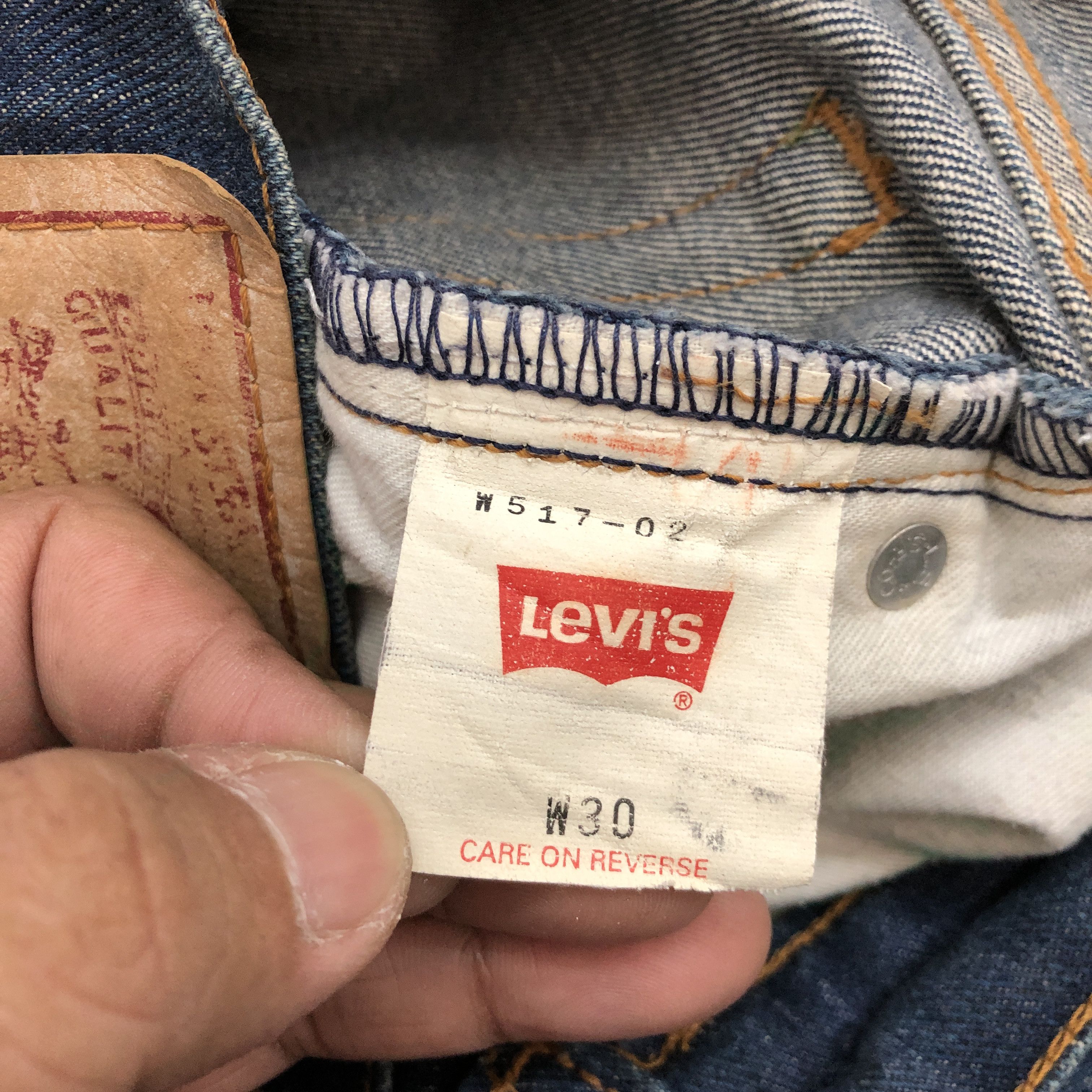Levi's Vintage Levi's Flare Jeans Levis 517 Bootcut Denim Size 24" / US 00 / IT 34 - 9 Thumbnail