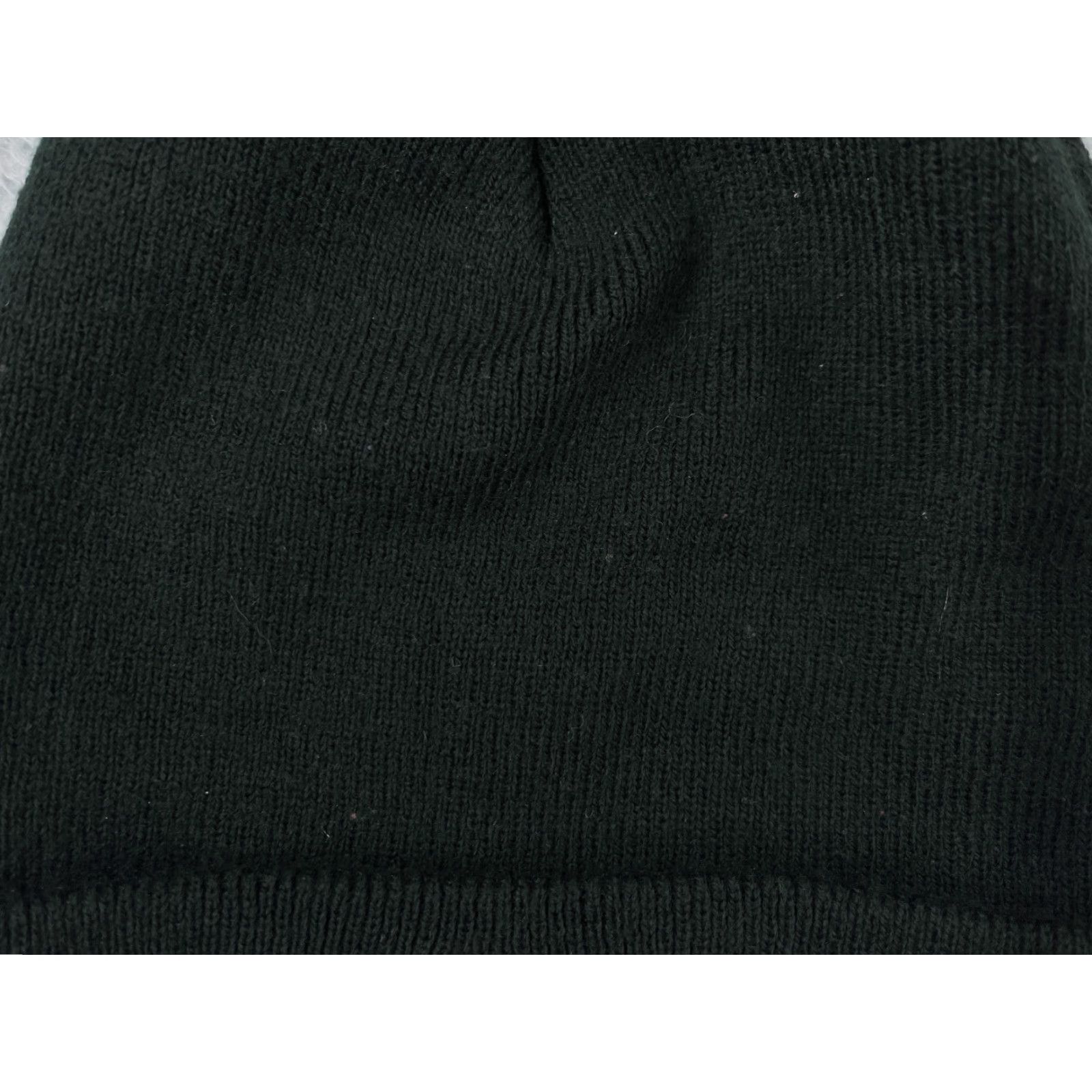 Port & Company Port & Company The Peach City Beanie Toque Black Knit Acrylic Adults One Size Beanie Hat Size ONE SIZE - 3 Thumbnail