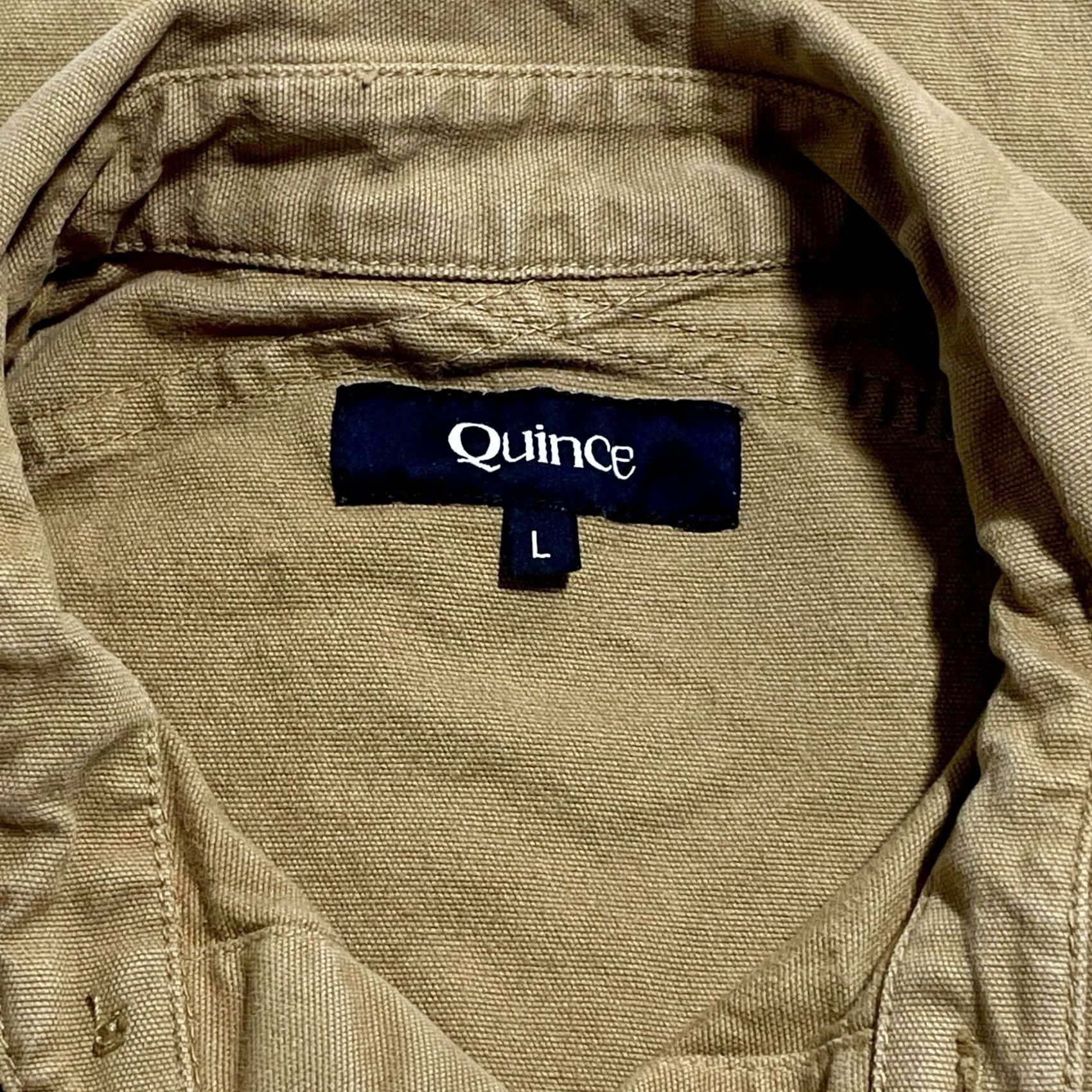 Quince Quince Utility Shirt Mens Sz L Brown Twill Button Front Long Sleeve Size US L / EU 52-54 / 3 - 5 Thumbnail