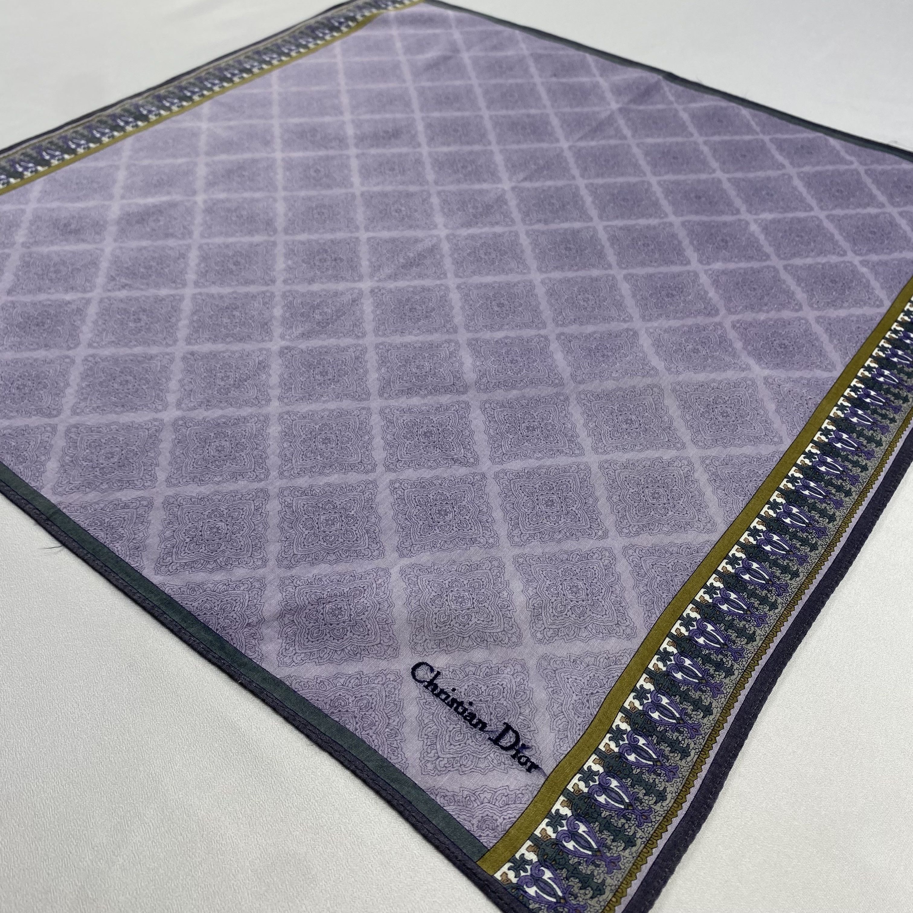 Vintage Christian Dior Monsieur Handkerchief / Neckerchief-P1591 Size ONE SIZE - 2 Thumbnail