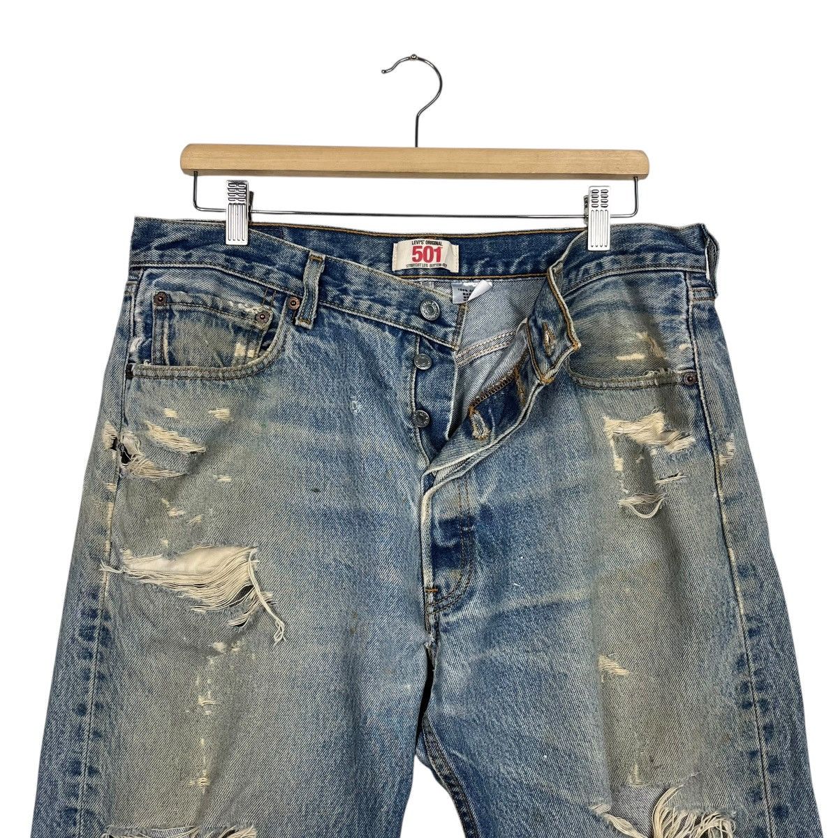 Levi's Vintage Levis Lot 501 Distressed Denim Jeans Size US 34 / EU 50 - 7 Thumbnail