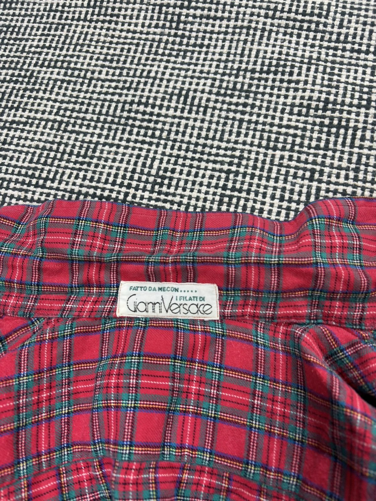 Versace Gianni Versace 70s/80s oversized checkered lumberjack Size US M / EU 48-50 / 2 - 3 Thumbnail