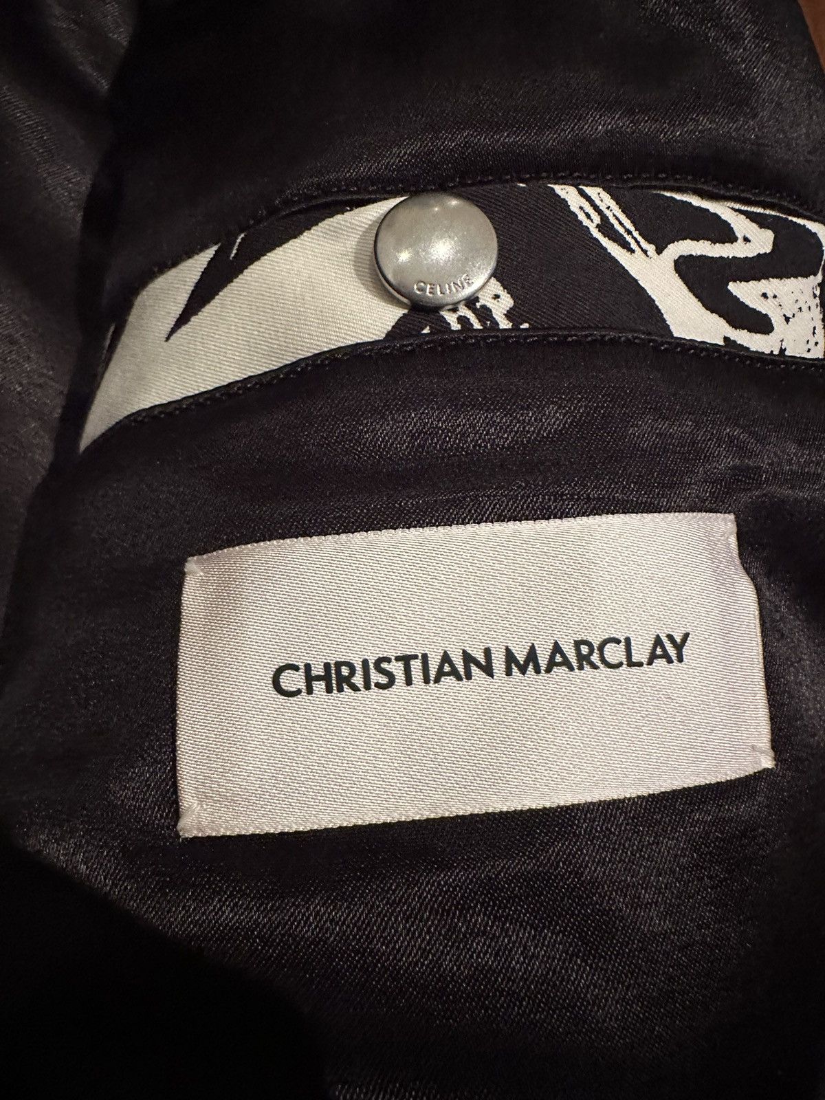 Celine SS19 Celine $3450 Marclay bomber jacket Hedi Slimane black S Size US S / EU 44-46 / 1 - 23 Thumbnail