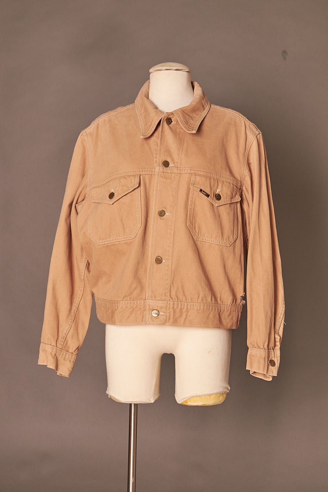 Lee 1970s Tan Lee Trucker Jacket Size US M / EU 48-50 / 2 - 1 Thumbnail