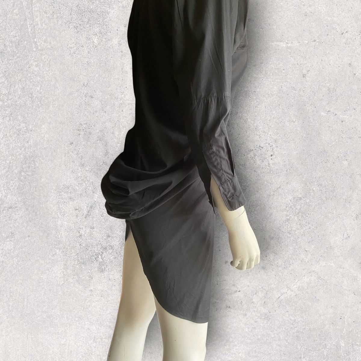 Junya Watanabe Fall11 Scrunch Pull Over Shirt Dress Size XS / US 0-2 / IT 36-38 - 2 Thumbnail