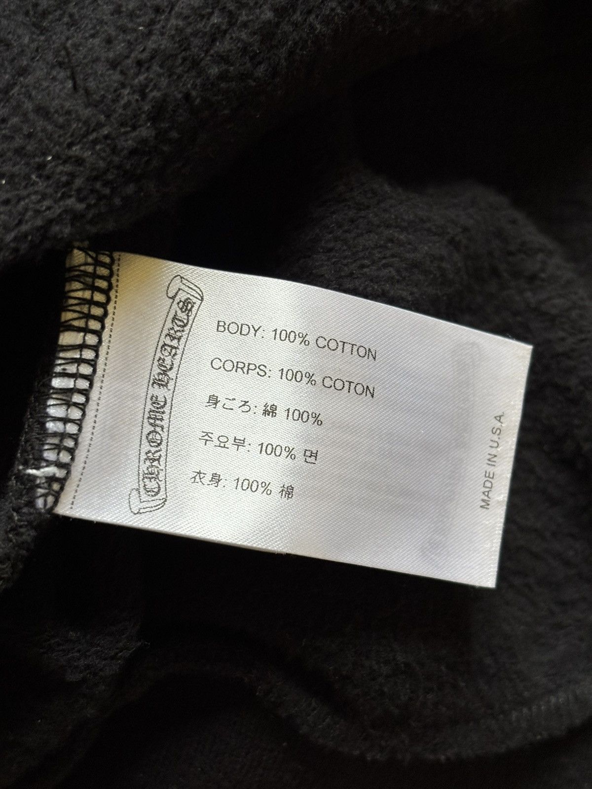 Chrome Hearts Chrome Hearts Floral Black Pullover Hoodie Size US L / EU 52-54 / 3 - 9 Thumbnail