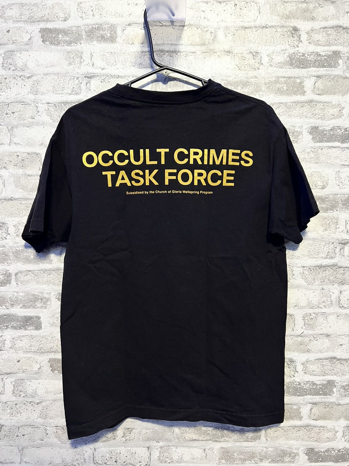 G59 Records CULT GLORIA OCCULT CRIMES TASK FORCE T- SHIRT (BLACK) MEDIUM Size US M / EU 48-50 / 2 - 8 Thumbnail