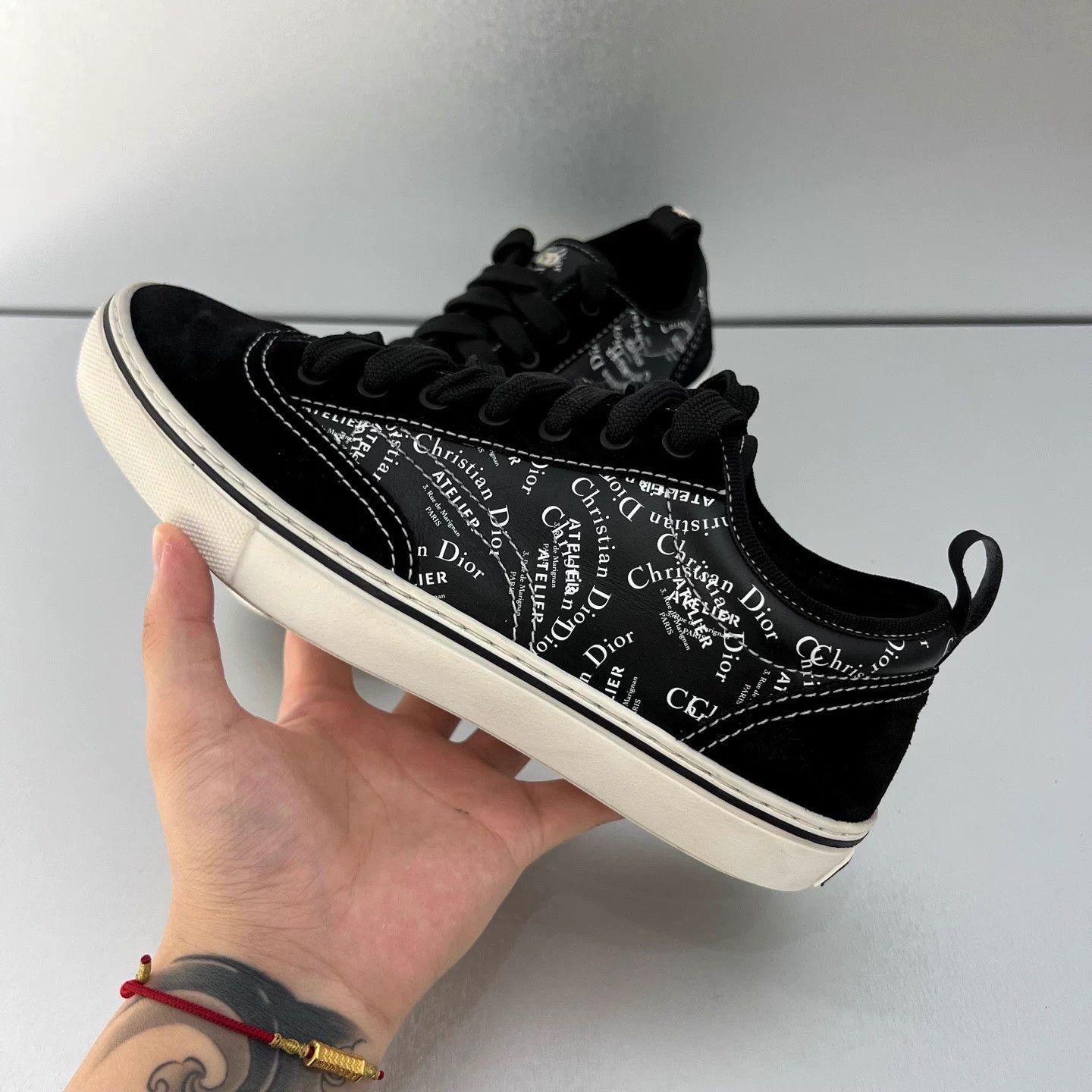 Dior Dior Black Dior Logo Sneakers 42 Worn Once D2892 Size US 9 / EU 42 - 9 Thumbnail
