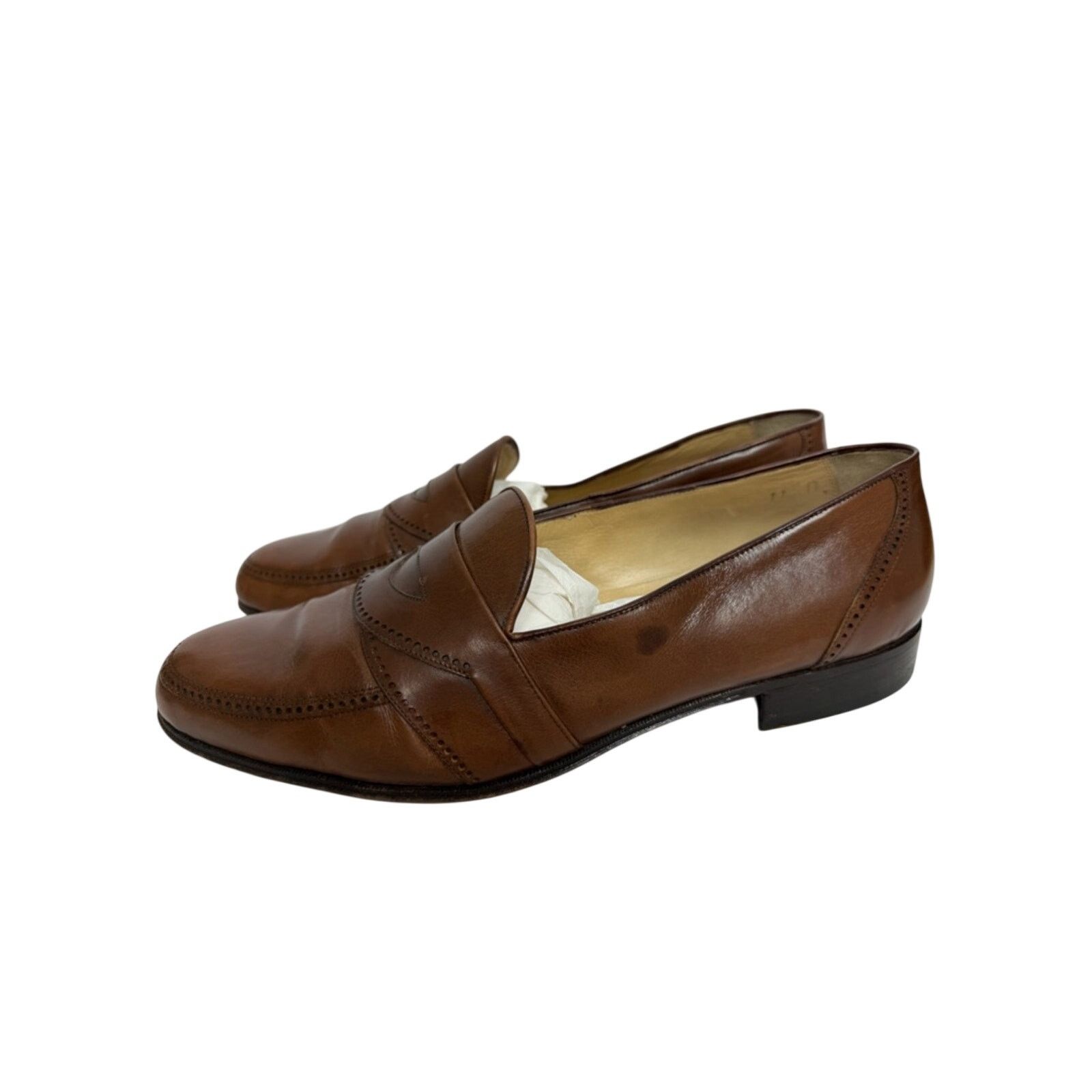 Bloomingdale's The Men's Store at Bloomingdale's Handmade Penny Loafers Size US 11 / EU 44 - 1 Thumbnail