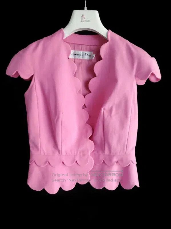 Dior Dior Pink Cotton Short Coat for Women . Size S / US 4 / IT 40 - 1 Thumbnail