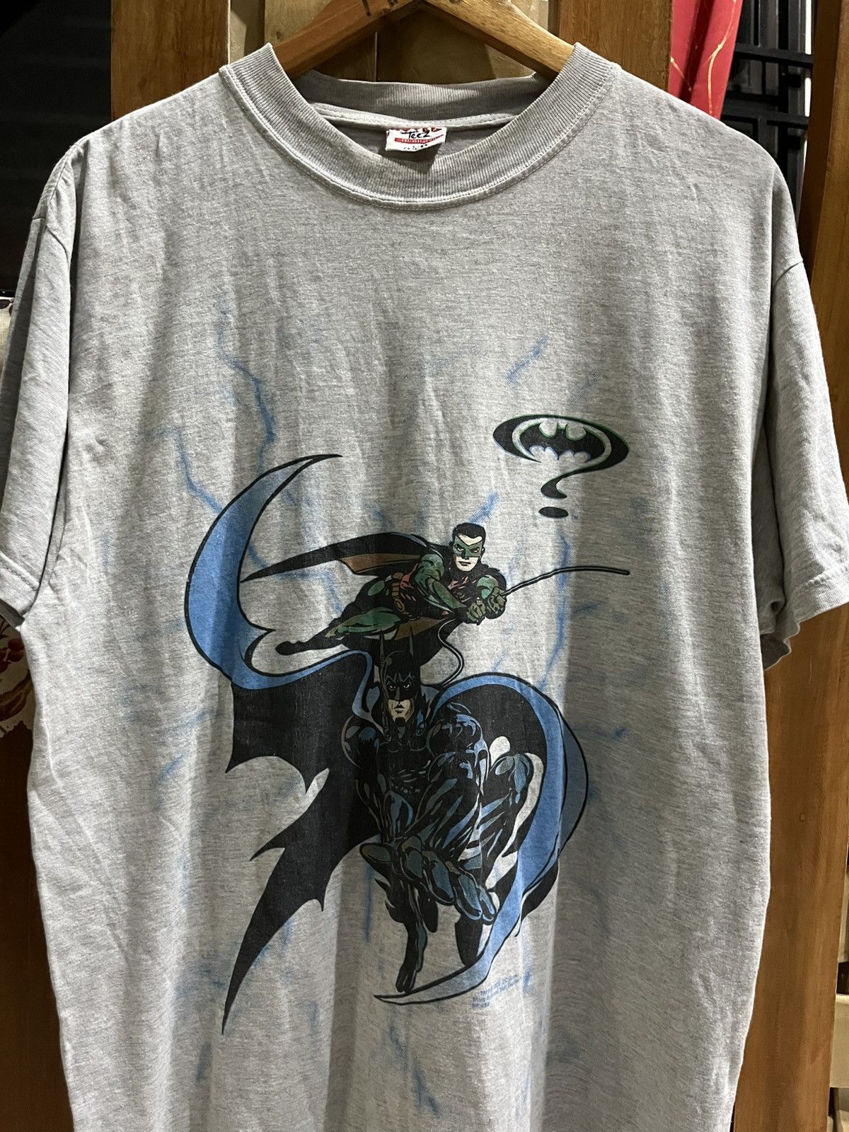 Vintage 1996 Batman & Robin Tshirt Size US L / EU 52-54 / 3 - 1 Thumbnail